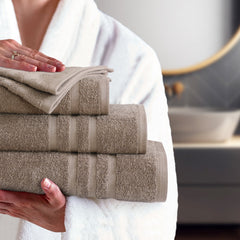 Malako Serene Soft Taupe 100% Cotton Towels - MALAKO