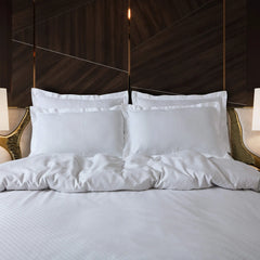 white jacquard duvet cover