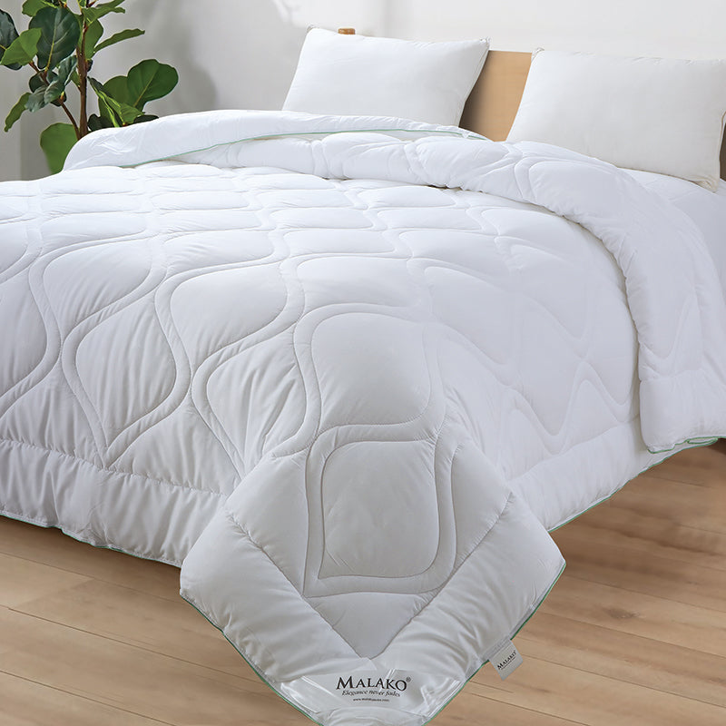 Summer Double Bed Soft Gel Comforter (200 GSM) with Microfiber Filling
