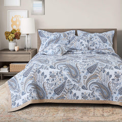 paisley pattern bed covers