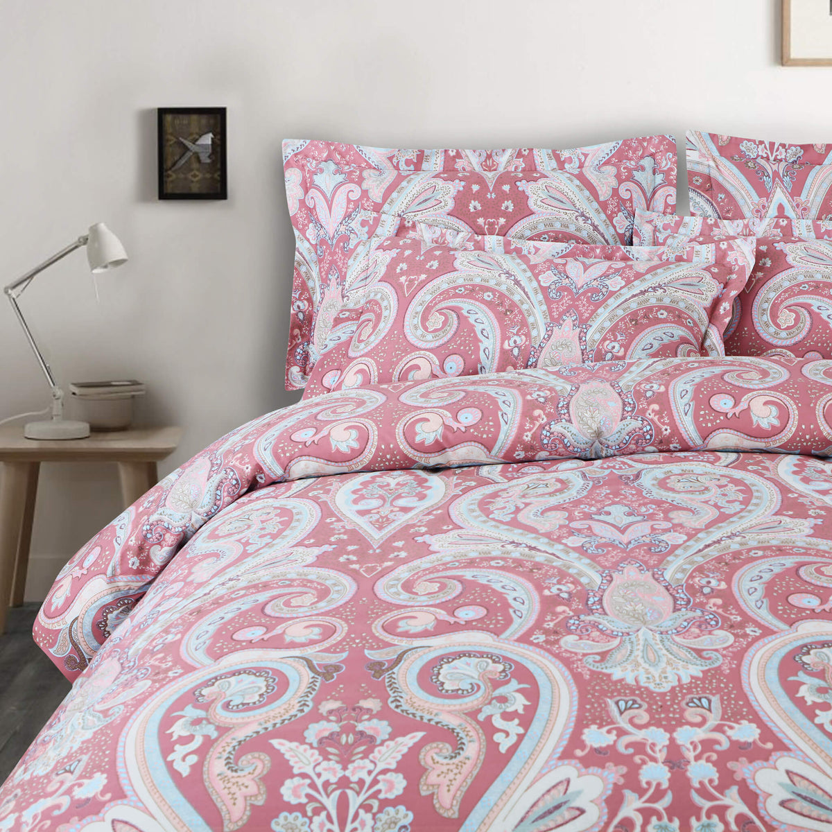 Malako Royale XL Rose Ethnic King Size 100% Cotton