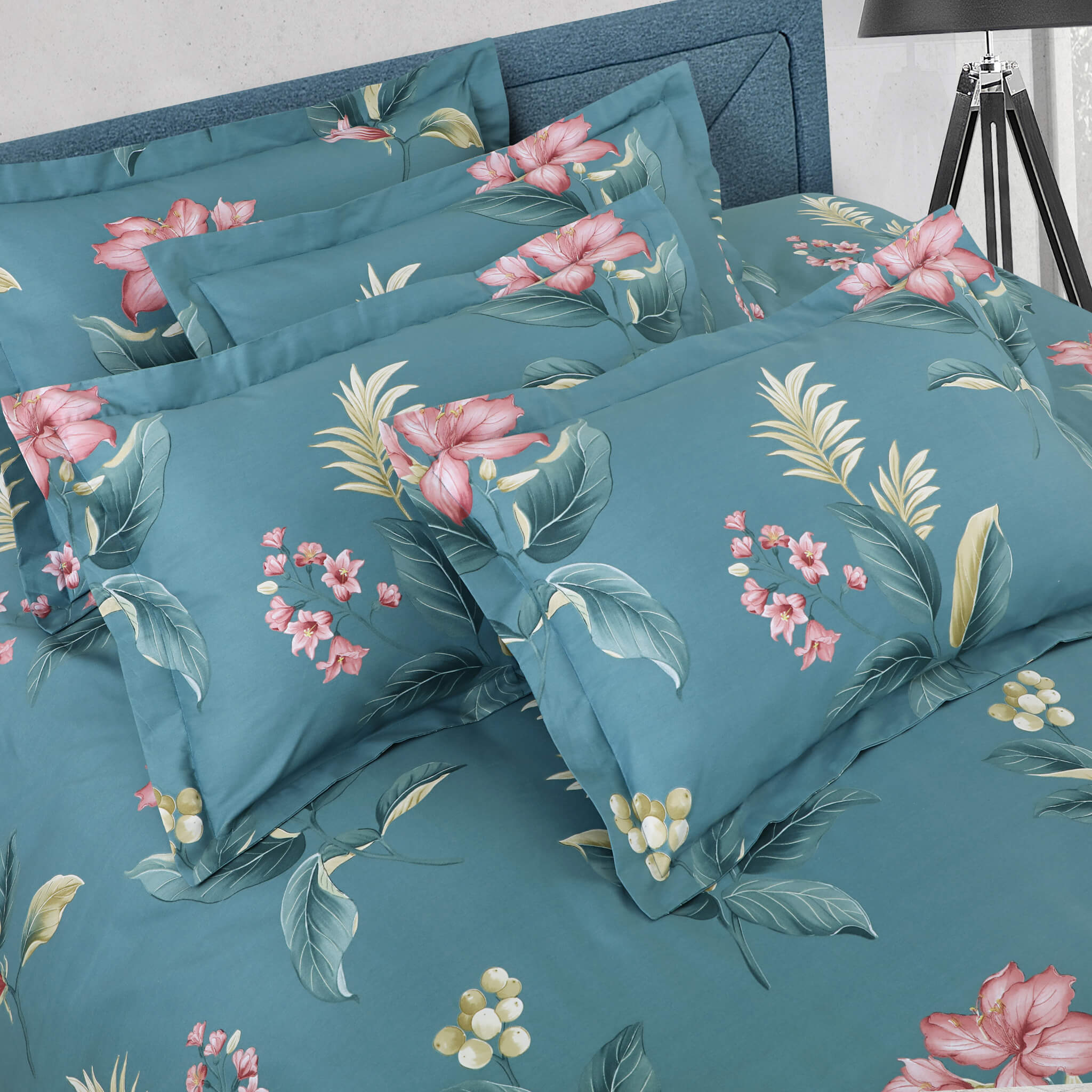 blue comforter set