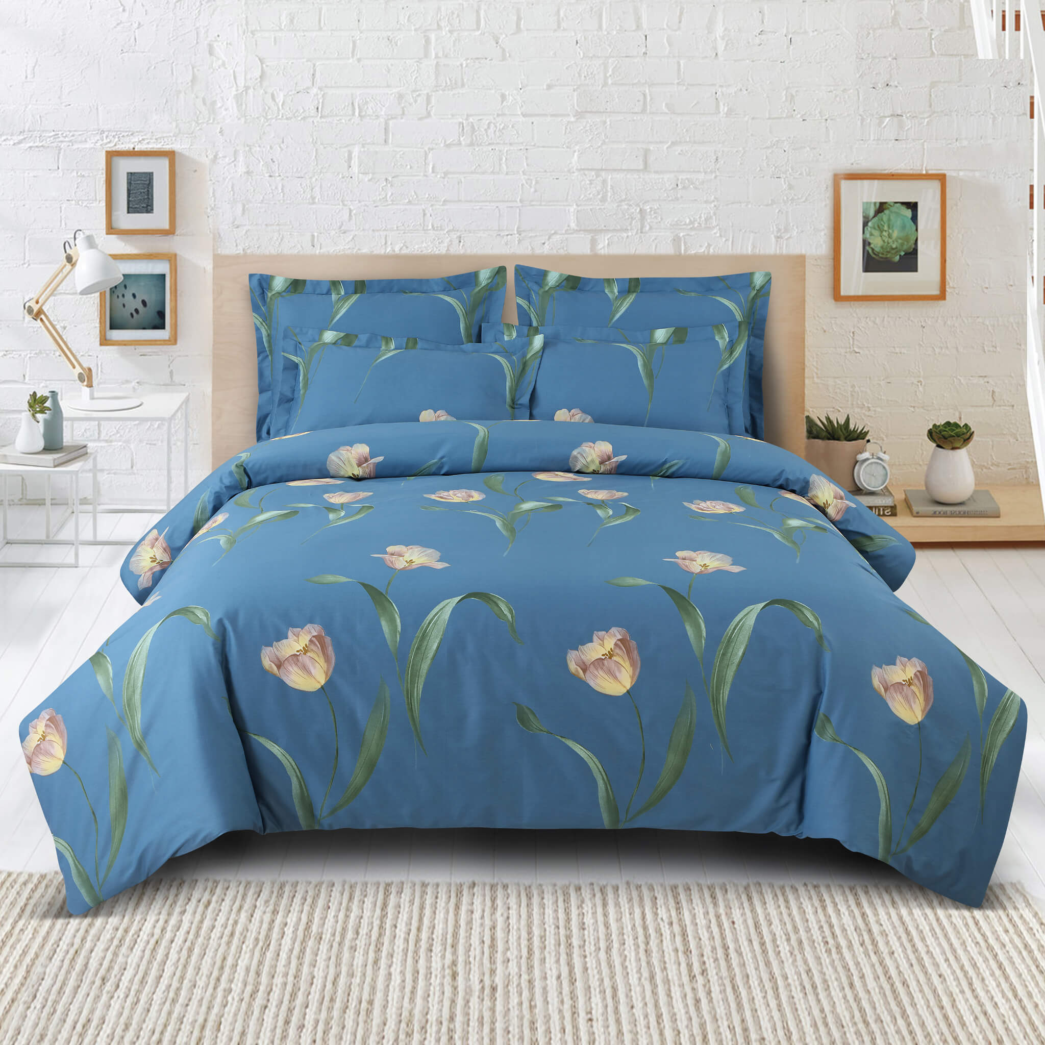 botanical comforter set king