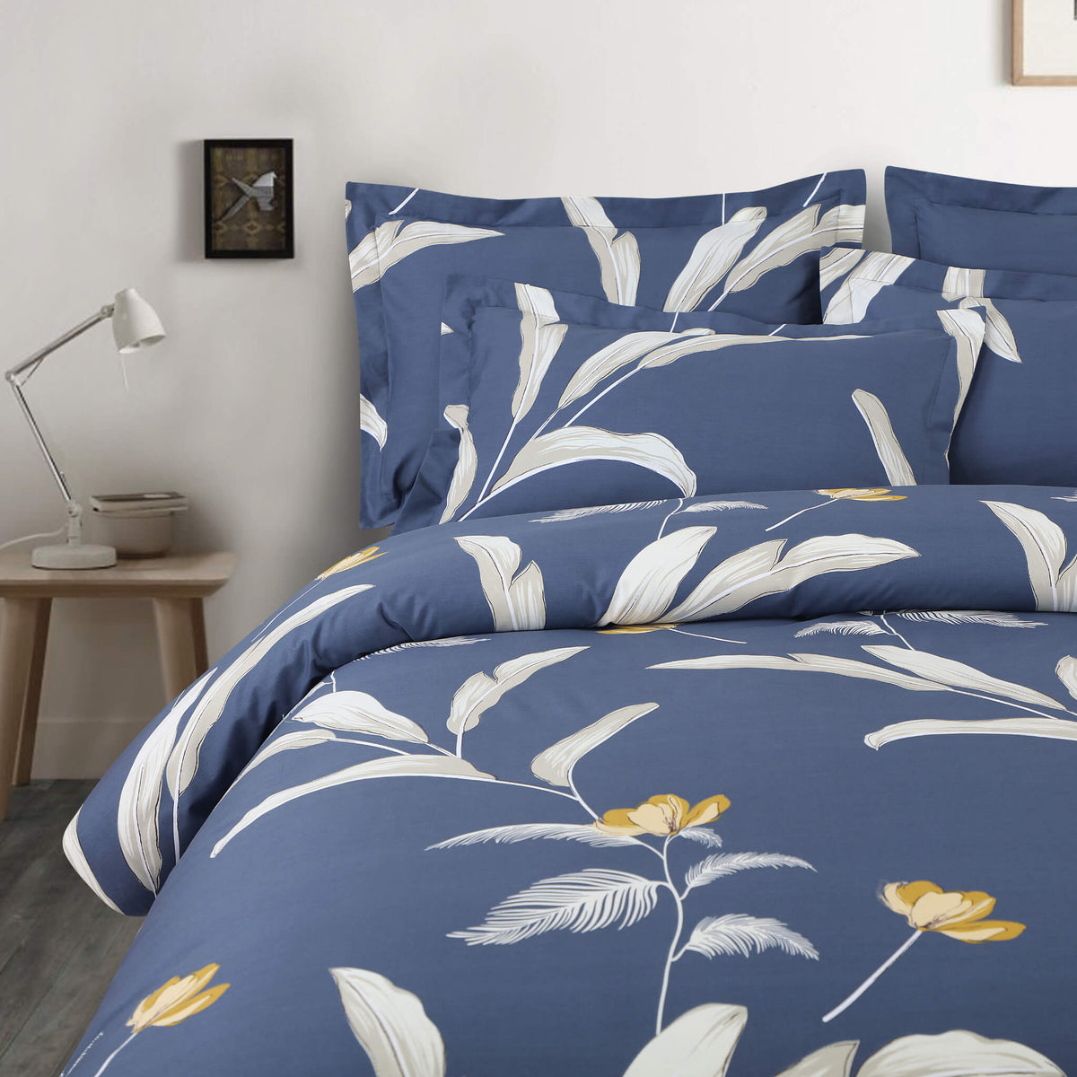 blue bedding set