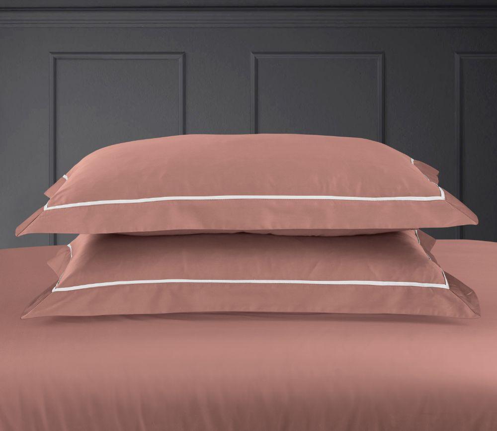 Petal Soft Vivid Bed Sheet - Brown Solid King Size 100% Cotton Bedsheet