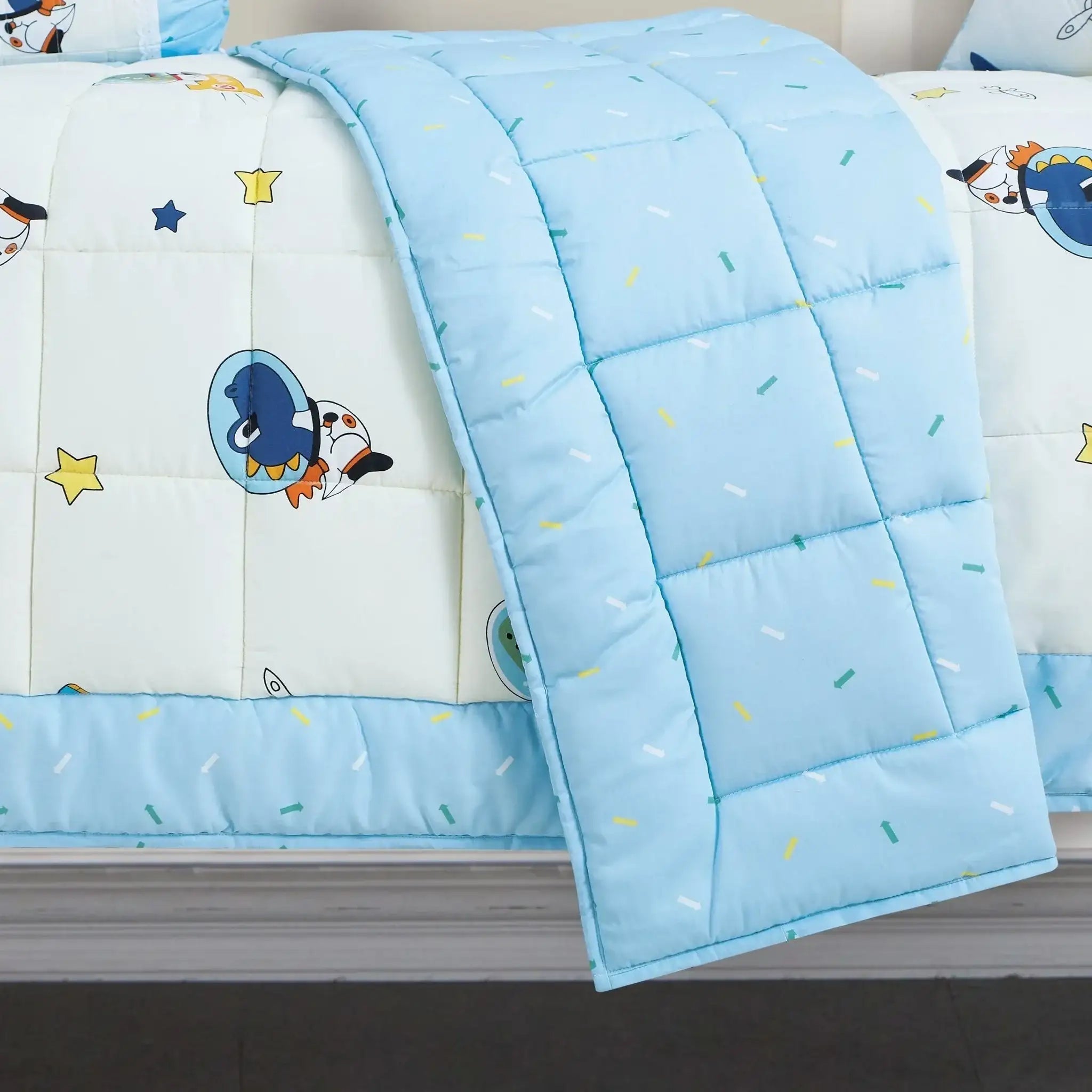 Baby Bedding Set with Quilt, Cotton Cot Bedding Sets India – MALAKO