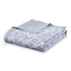 Malako Fine Flannel Grey Ethnic 100% Cotton (Flannel Filler) Double Bed Dohar - MALAKO