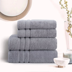 Malako Grey 100% Cotton Zero Twist Towel (600GSM) - MALAKO