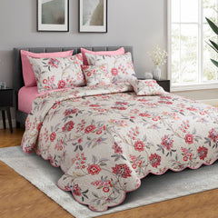 Malako Royale Quilted Bed Cover - Fohn 100% Cotton King Size Bedspread - MALAKO
