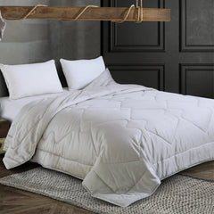 Malako Summer Soft Gel Silver Grey 100% Bamboo Quilt/Comforter (200GSM) - MALAKO