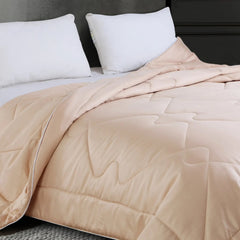 Malako Winter Soft Gel Beige 100% Bamboo Quilt/Comforter (360 GSM) - MALAKO