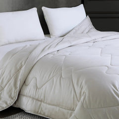 Malako Winter Soft Gel Silver Grey 100% Bamboo Quilt/Comforter (360 GSM) - MALAKO